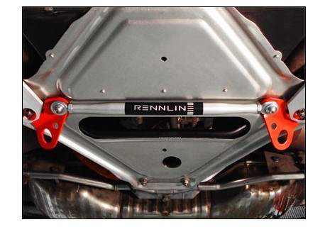 Rear Subframe Stabilizer With Tie Downs by Rennline. Porsche 986 Boxster / 987 Cayman / 987 Boxster auto draft